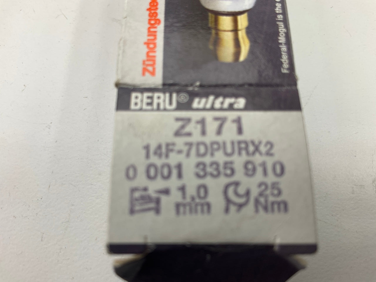 1 GENUINE Beru Z171 Spark Plug 14 F-7 DPURX2 - Volvo 1.9L 2.3L 2.4L TURBO