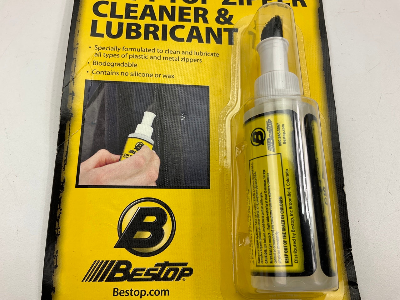 Bestop 11206-00 Bestop Soft Top Zipper Cleaner & Lubricant, 2 Oz.