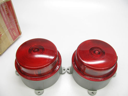 (2) Betts 47-03222 Surface Mount Stop / Turn / Tail / License Lamp Light
