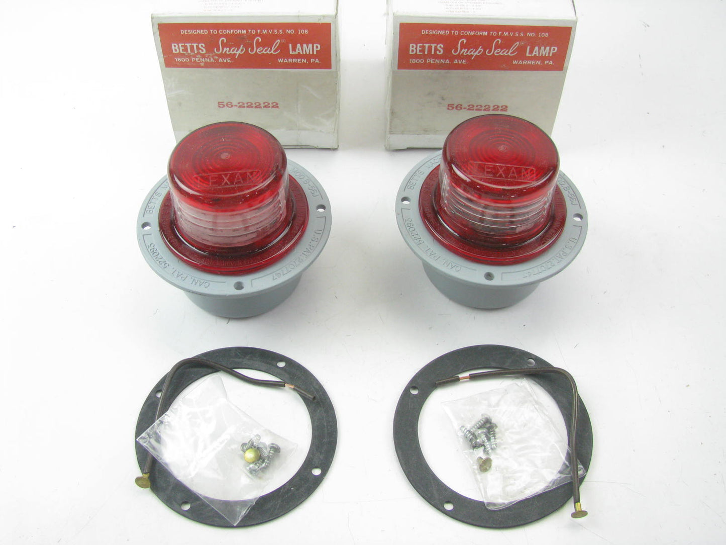 BETTS 56 Series 2.5'' LED Lite Ranger Deep Lens Side Marker Clearance Light Lamps