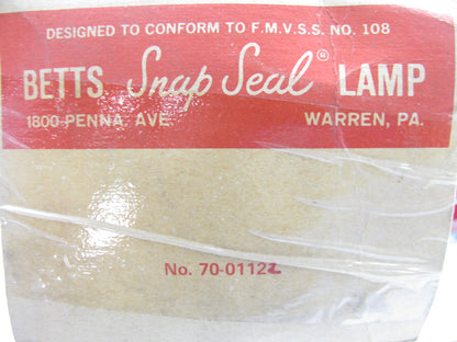 (x2) Vintage Betts 70-01122  Stop Turn Tail Lamp Lights - PAIR AS SHOWN