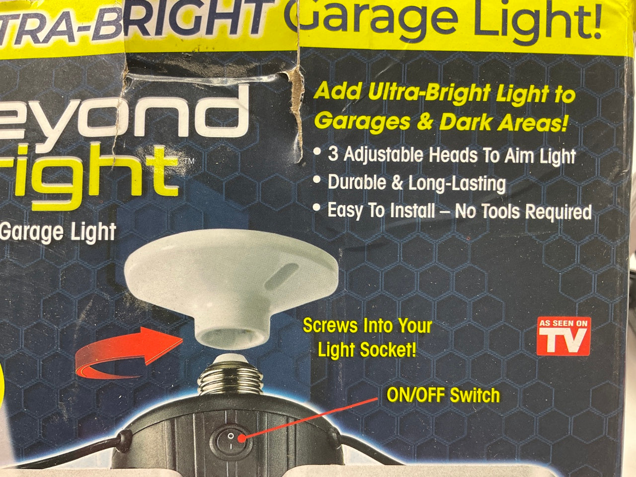 BEYOND BRIGHT 16'' Single 7500 Lumens 3 Panel LED Flush Mount Light, SUPER BRIGHT