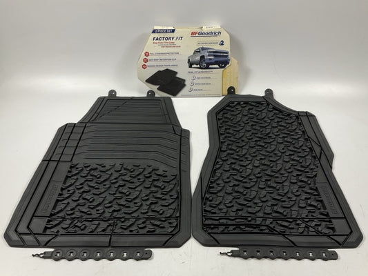 BF Goodrich 582-10 Rubber Floor Mats, Chevy & GMC Truck SUV, All Weather, Black