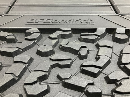BF Goodrich 585-10 REAR Rubber Floor Mats Universal 2-Piece Set, 18''X 20'' LARGE