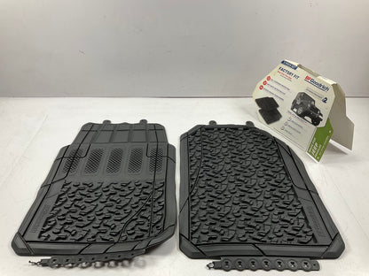 Bf Goodrich FL58010-4 Front 2-Piece Rubber Floor Mats For JEEP, Cut-To-Fit