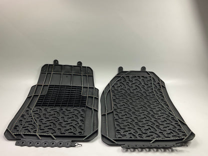 Bf Goodrich FL58010-4 Front 2-Piece Rubber Floor Mats For JEEP, Cut-To-Fit