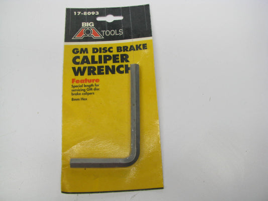 Big A 17-8093 Disc Brake Caliper Wrench Tool For 8MM Hex GM Brakes