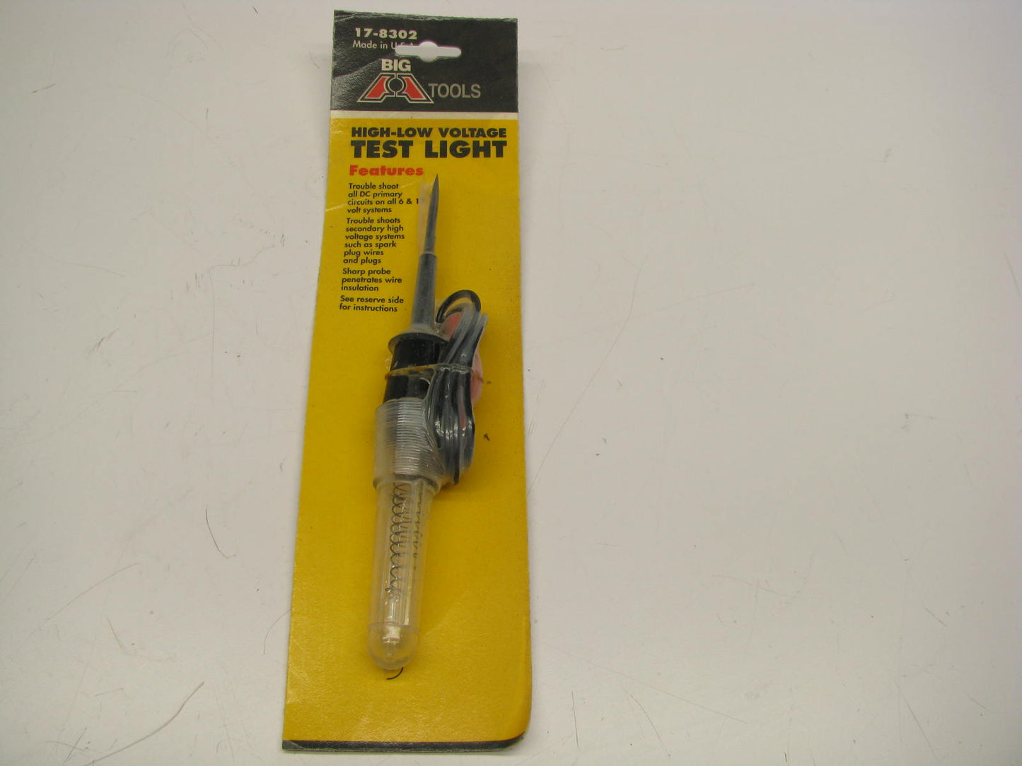 Big A 17-8302 High-Low Voltage Circuit Test Light - 6 & 12 Volt DC Systems - USA