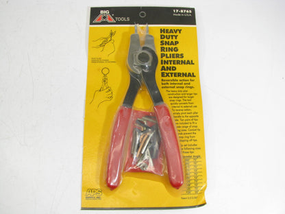 Big A 17-8765 Heavy Duty SNap Ring Pliers Internal & External - Reversible USA