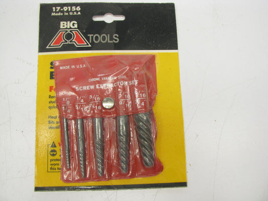 Big A 17-9156 5 Piece Screw Extractator Set - MADE IN USA