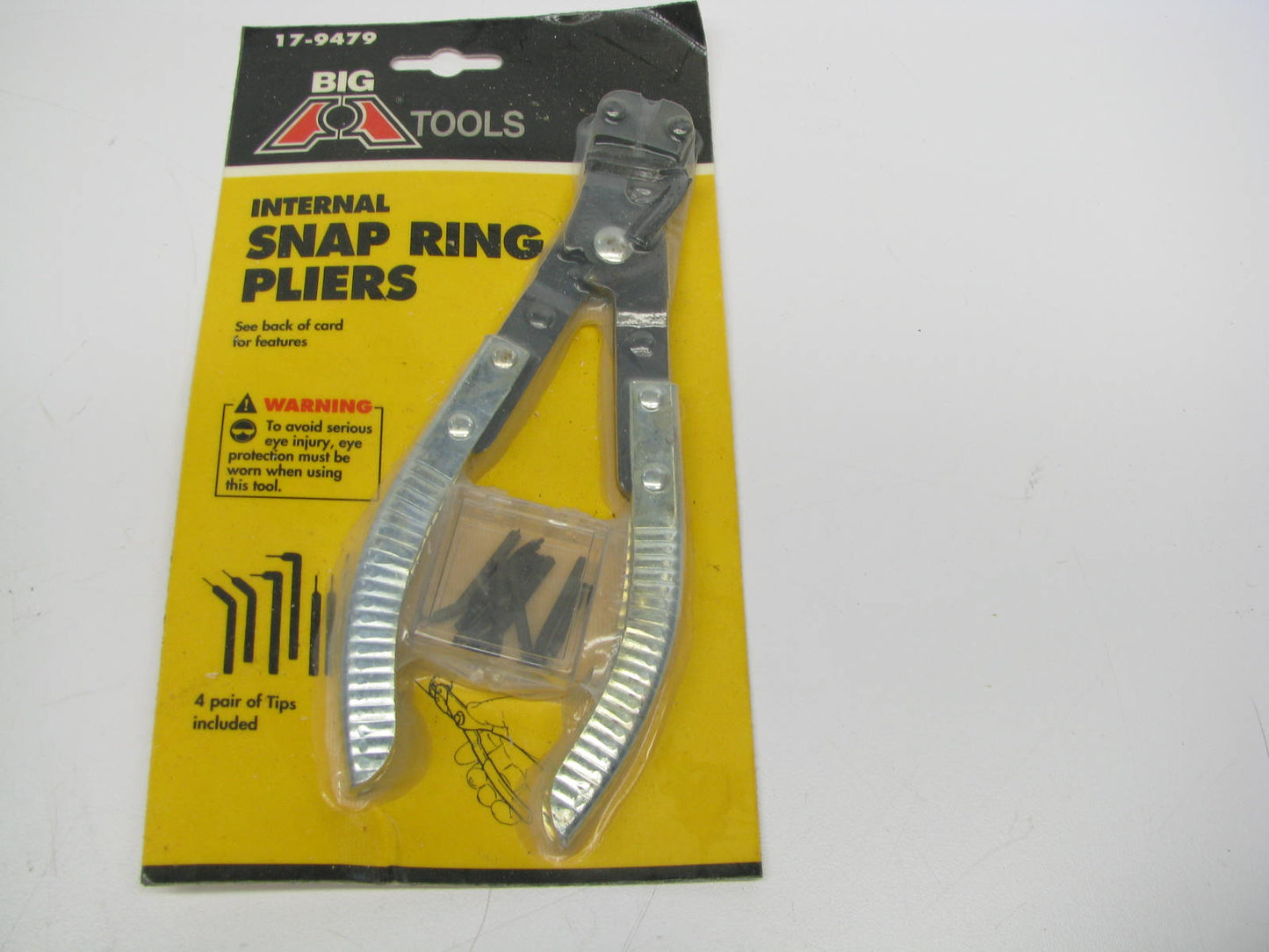 Big A 17-9479 Internal Snap Ring Pliers With Removable Tips