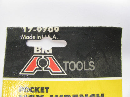 Big A 17-9709 SAE Pocket Hex Wrench Tool Set - Eight Sizes - MADE IN USA