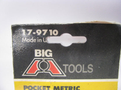 Big A 17-9710 Pocket Metric Hex Wrench Set - 1.27, 1.5, 2, 2.5, 3, 4, 5mm - USA