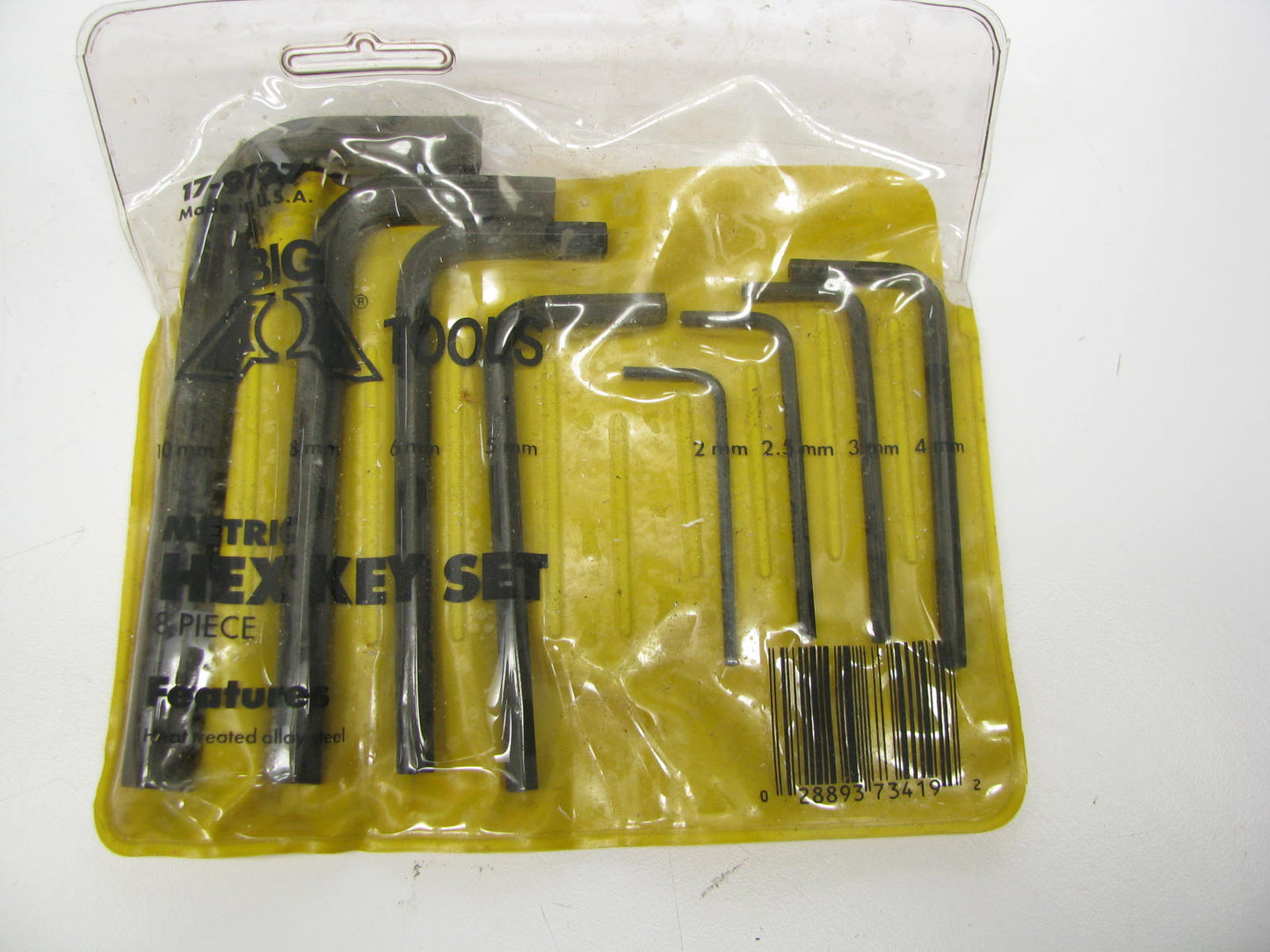 Big A 17-9737 Metrix Hex Key Tool Set - 2, 2.5, 3, 4, 5, 6, 8 & 10mm