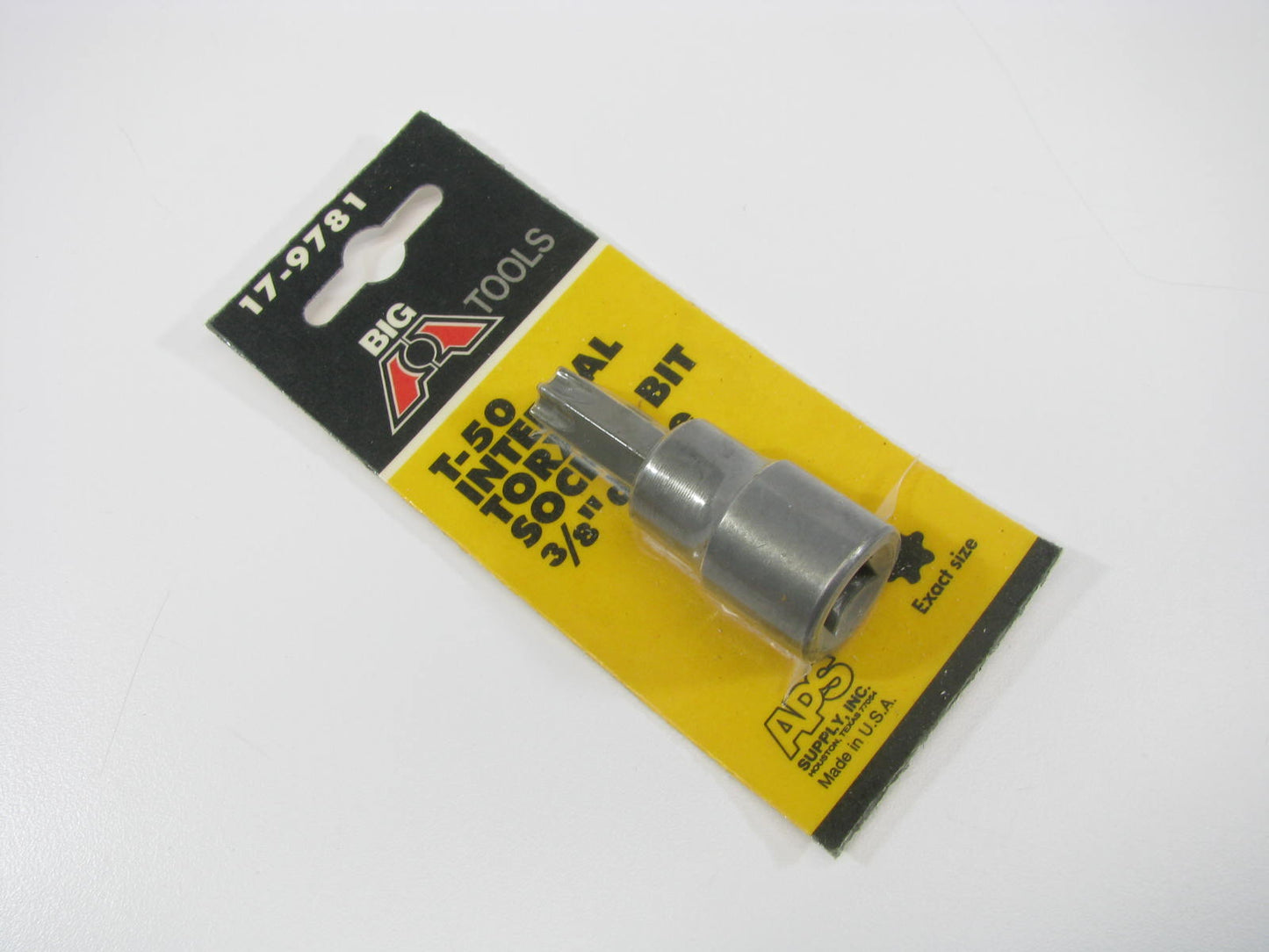 Big A 17-9781 T-47 Internal Torx Socket Bix - 3/8'' Drive - Made In USA