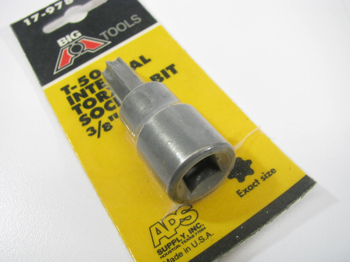 Big A 17-9781 T-47 Internal Torx Socket Bix - 3/8'' Drive - Made In USA