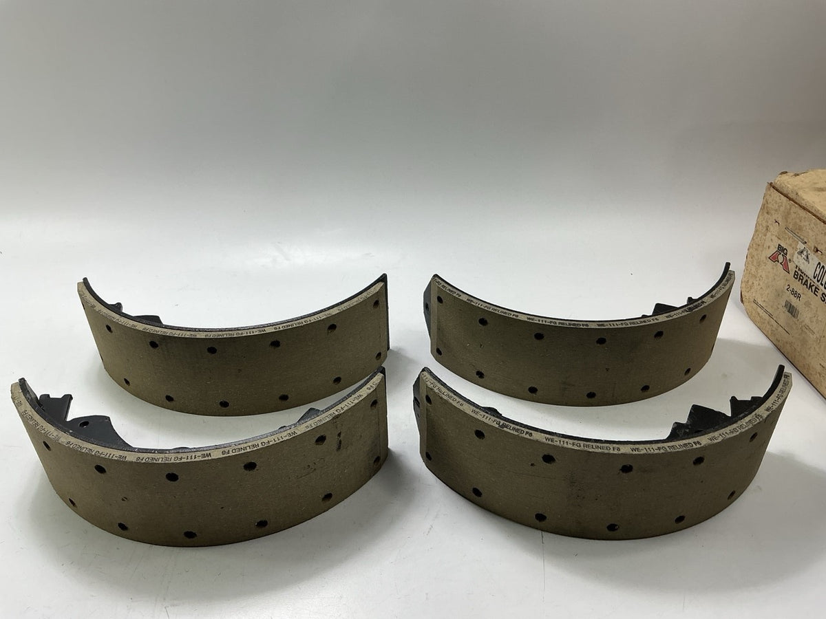 Big A 2-88R Rear Brake Shoes For 1968-1969 International Harvester 1500B 1500C