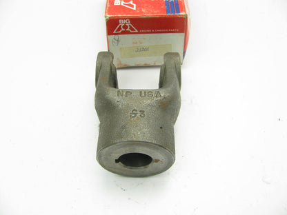 Big A 21201 Implement PTO End Yoke 2000 Series 1'' Bore 3-3/4'' Long 1/4'' Keyway