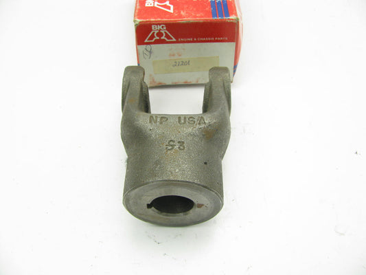 Big A 21201 Implement PTO End Yoke 2000 Series 1'' Bore 3-3/4'' Long 1/4'' Keyway