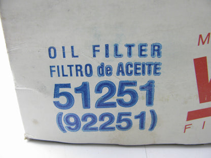 Big A 51251 Engine Oil Filter - Full-Flow Lube Element