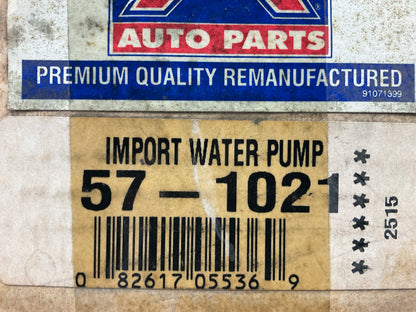Big A 57-1021 Reman Water Pump For 1975-82 Datsun 1.2L 1.4L 1.5L-L4