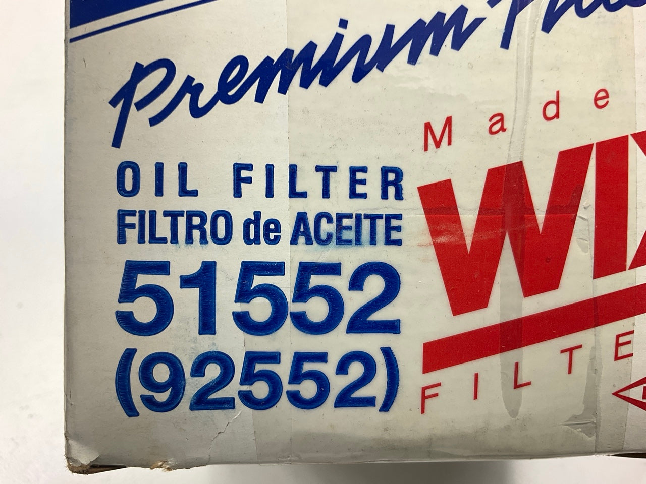 Big A 92552 Engine Oil Filter Replaces Wix # 51552