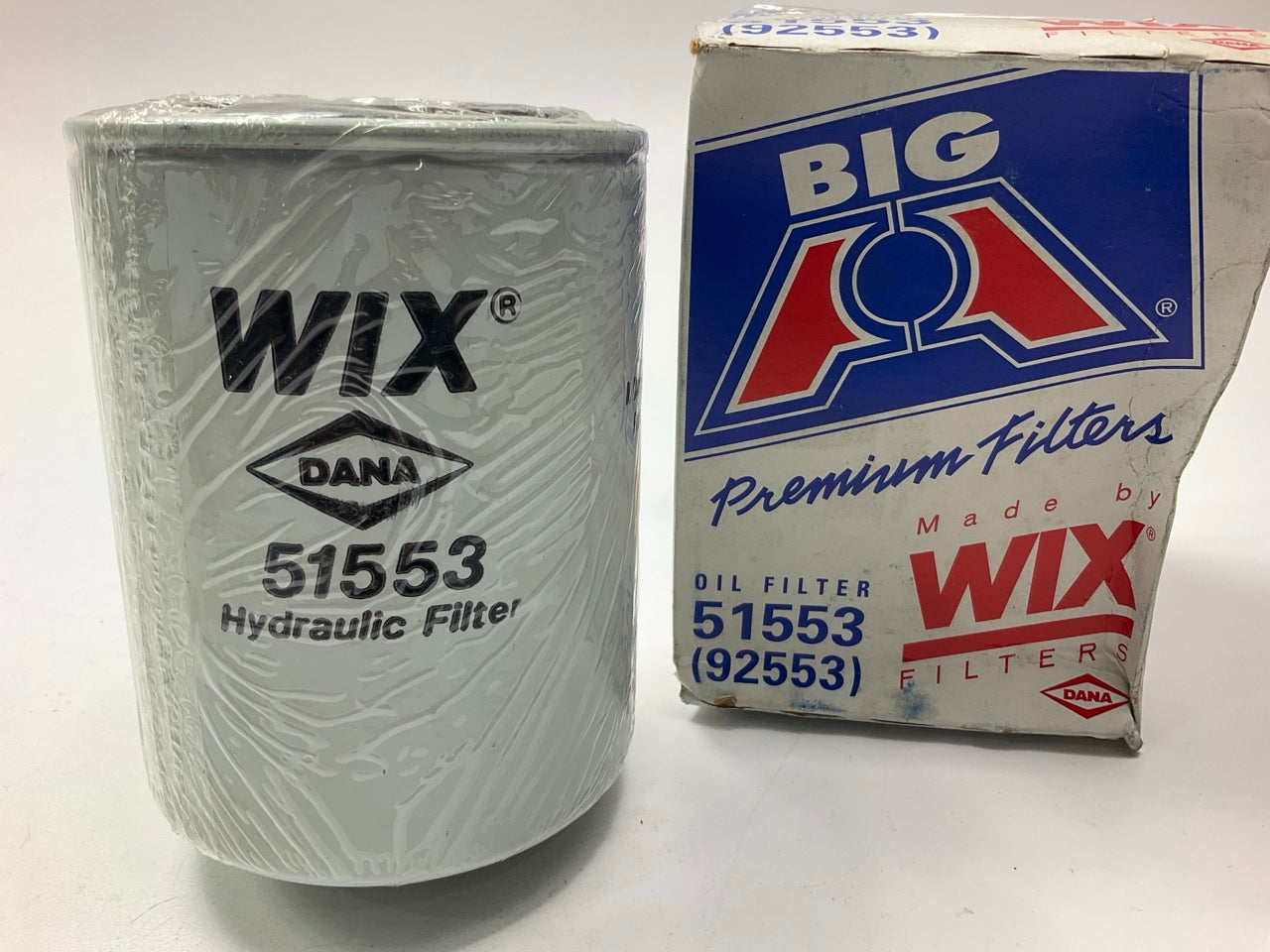 Big A 92553 Hydraulic Filter (WIX) Replaces 51553, P1654A, HF6502, P551553, HF73