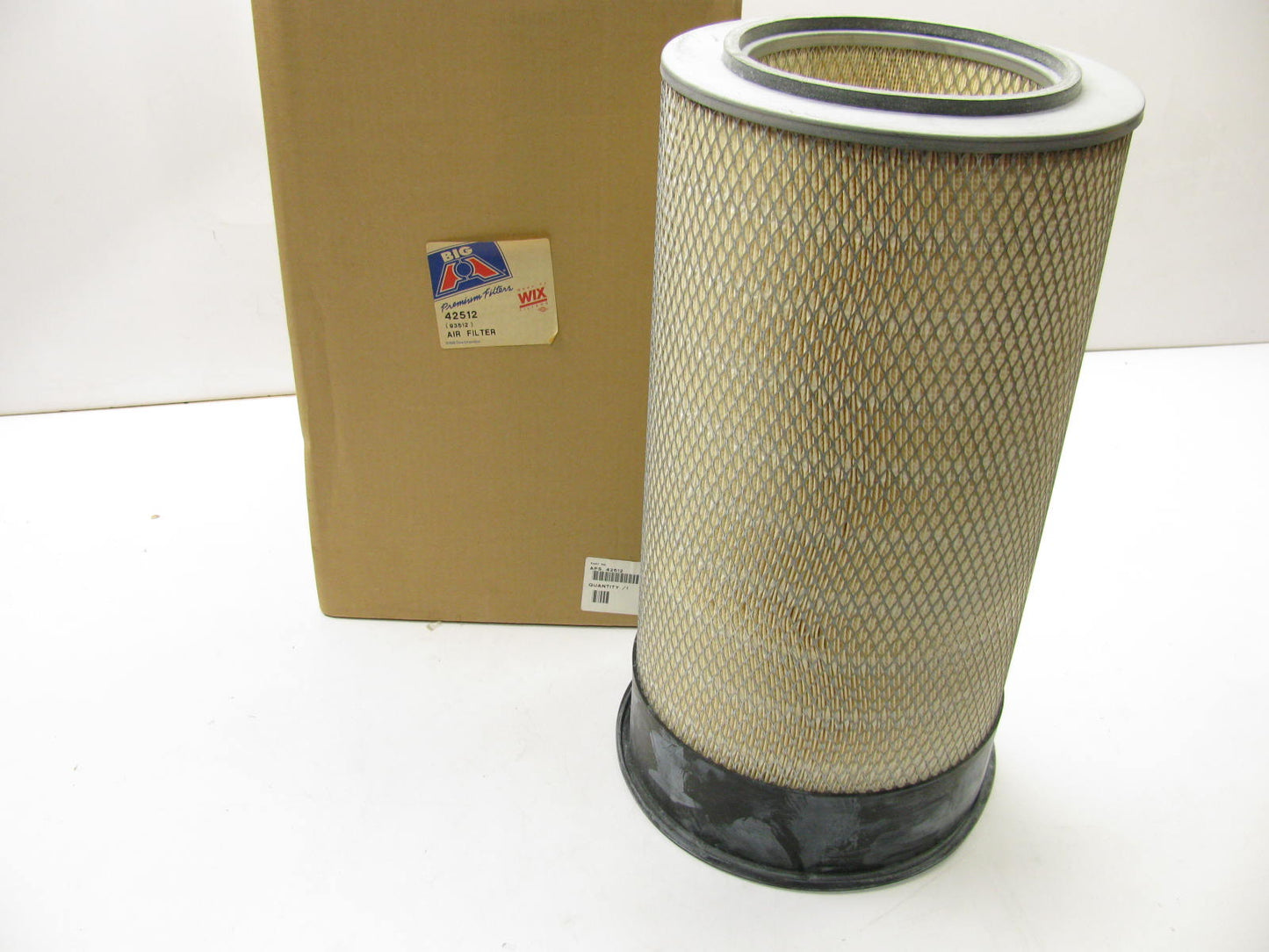 Big A 93512  HD Metal-End Air Filter - Outer- AF956 , 42512, LAF5518