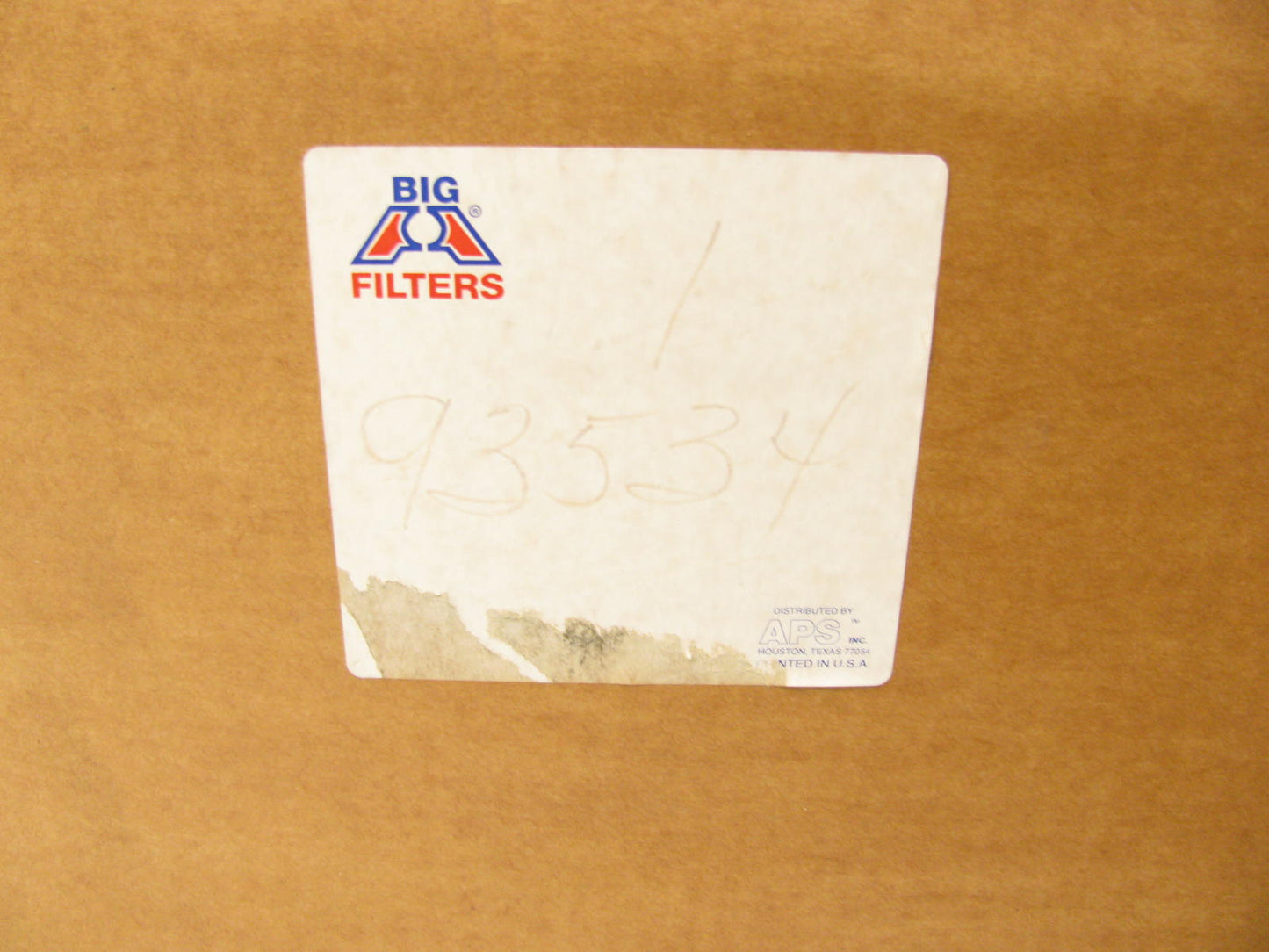Big A 93534 Air Filter For Dresser, IHC Dozers, Komatsu