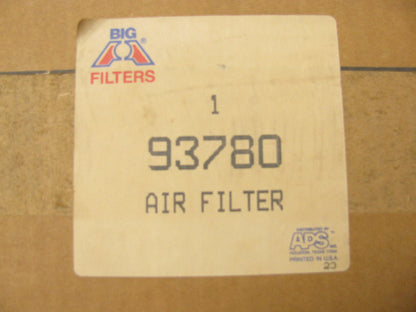 Big A 93780 Panel Air Filter Replaces White 27-074049