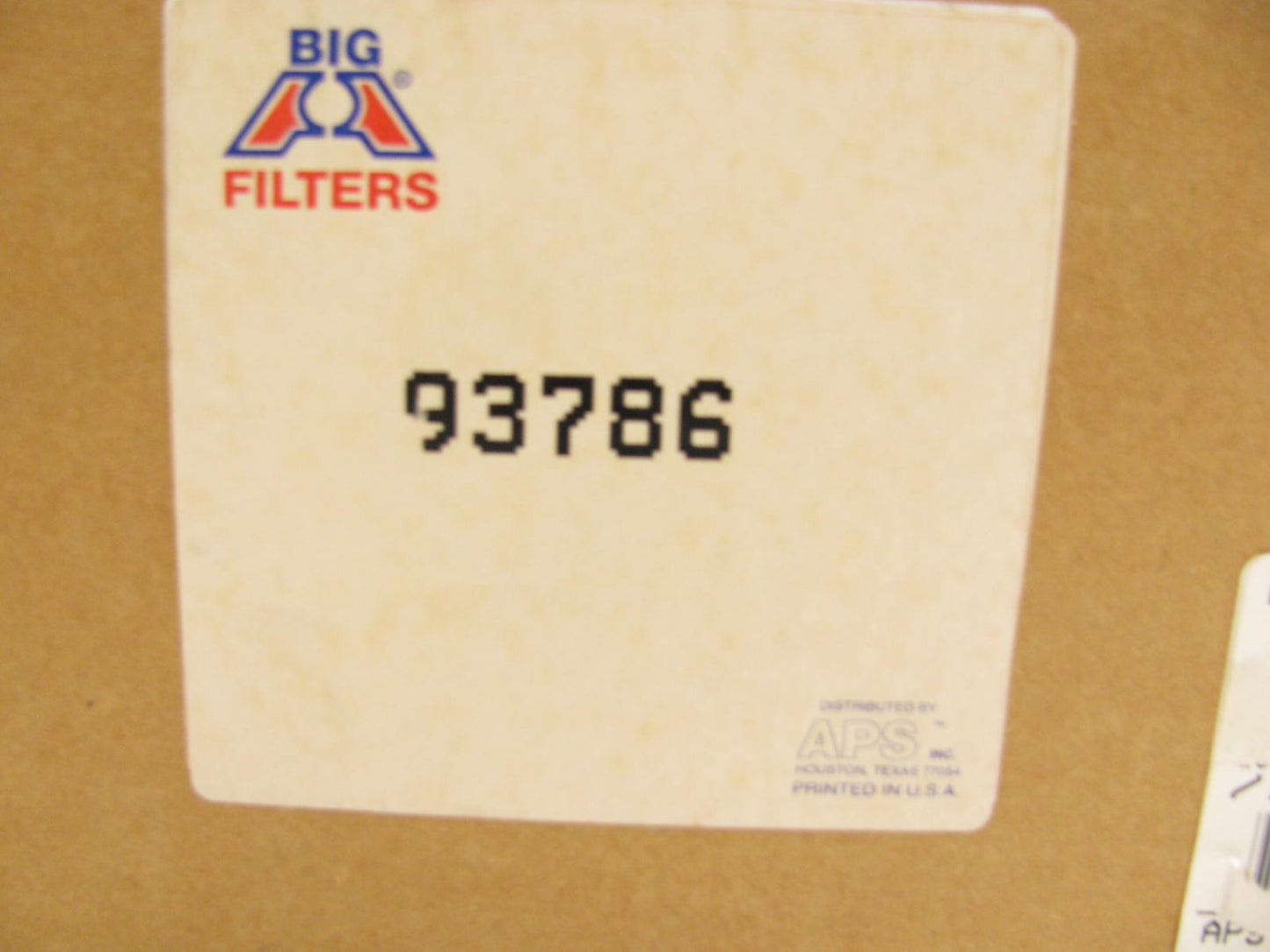 Big A 93786 Round Finned Air Filter For Atlas-Copco, Sullair Compressors