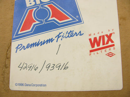 Big A 93916 Air Filter - 42916, P526488,