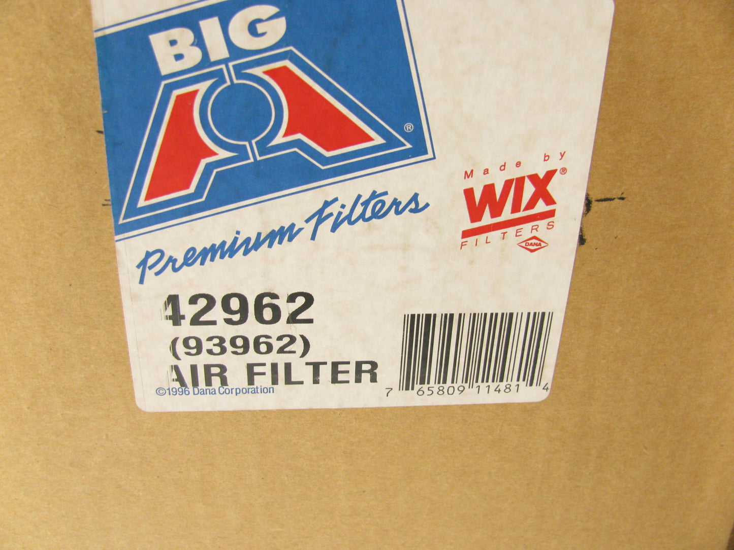 Big A 93962 Finned Vaned Air Filter -42962, CAK7452,P113636