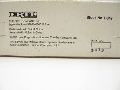 ERTL BIG A AUTO PARTS 1931 Hawkeye Flatbed Model Truck With FARMALL 350 Tractor