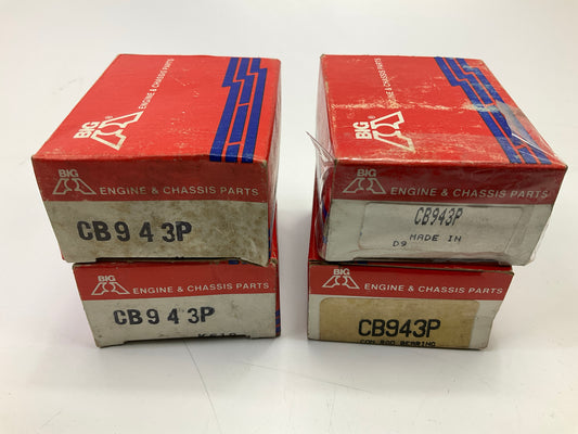 (4) Sealed Power CB-943P Connecting Rod Bearing STANDARD 1971-1974 Ford 2.0L