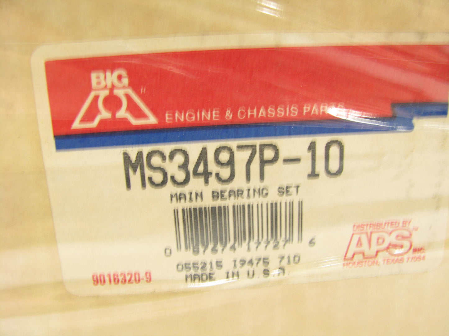 Big A MS3497P-10 Engine Main Bearings .010'' For Case 251 267 284 301