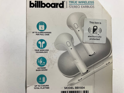 Billboard BB1834 Bluetooth True Wireless Earbuds With Mic EXTREME BASS