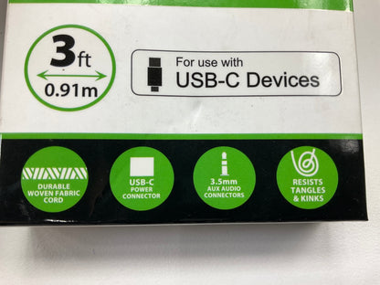 Billboard BB2873 USB-C To 3.5mm AUX Input Headphone Jack Adapter