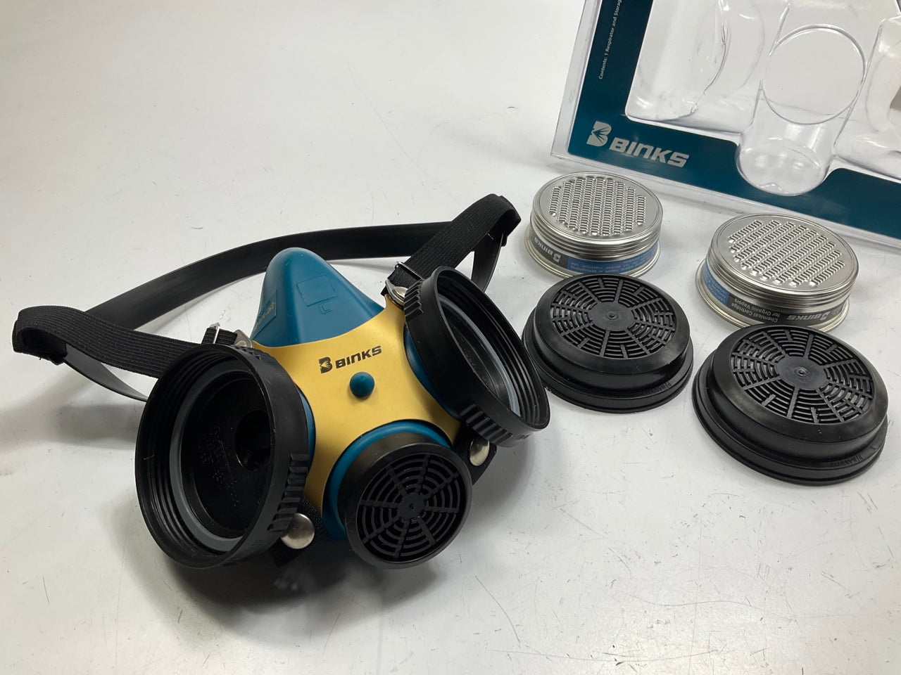 Binks 40-143 Large Millennium 3000 Dual Canister Respirator Mask