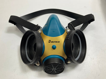 Binks 40-143 Large Millennium 3000 Dual Canister Respirator Mask