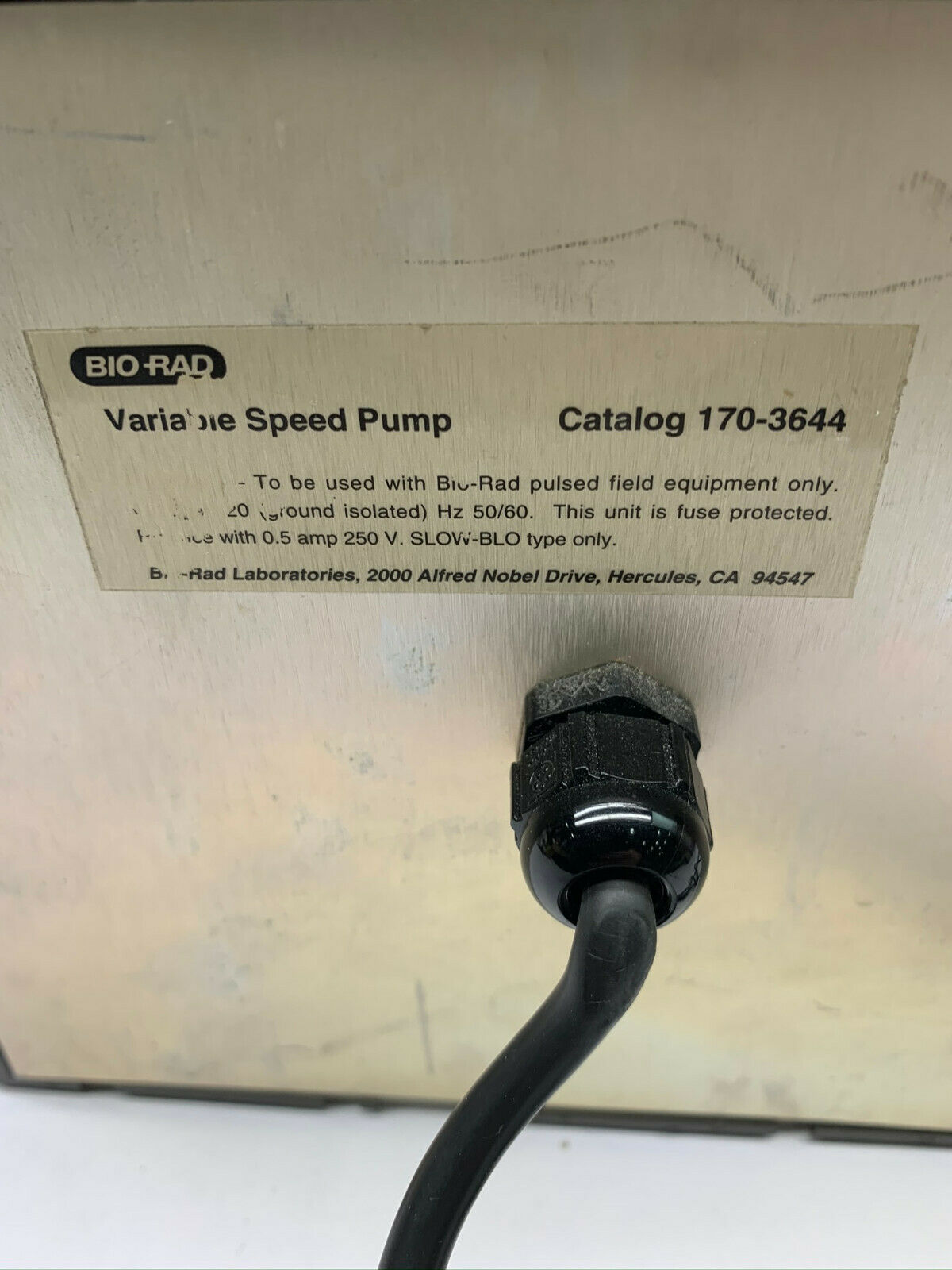 USED - Bio-RAD Variable Speed Pump Catalog No. 170-3644
