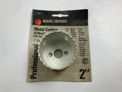 Black And Decker 71-281 2'' (51mm) Professional Bi-Metal Hole Saw
