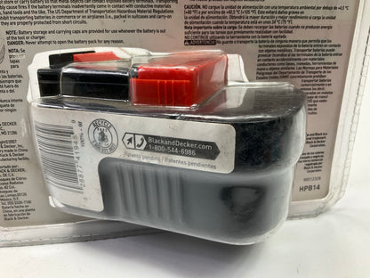 GENUINE, SEALED Black & Decker HPB14 14.4V Slide Pack Battery, Spring Loaded