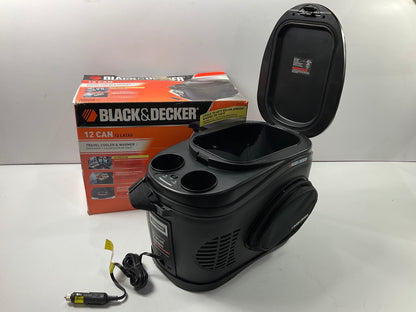 BLACK+DECKER TC212B Portable Travel Cooler / Warmer With 12V DC Power Adapter