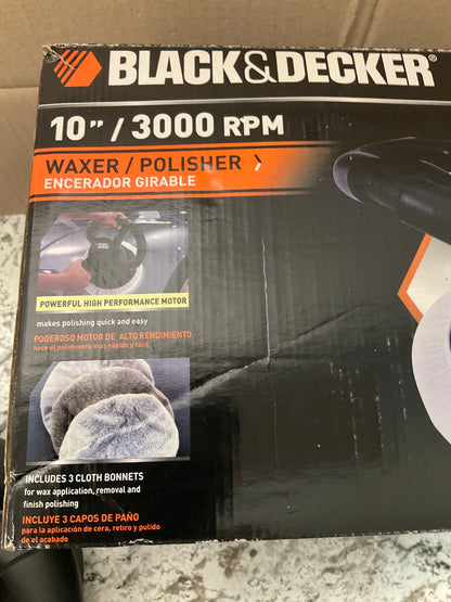 BLACK& DECKER WP010B 10'' Random Orbital Waxer / Polisher Tool