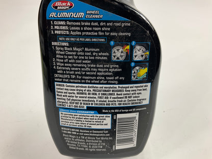 Black Magic 120004 3-In-1 Wheel Cleaner, Polisher, Protectant - 23 Oz - 2 Pack