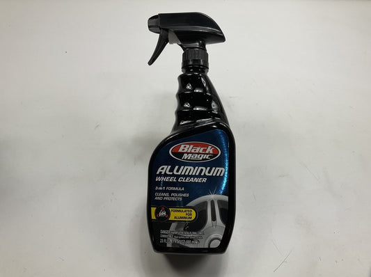 (4) Black Magic 120004 3-In-1 Aluminum Wheel Cleaner, Polisher & Protectant 23oz