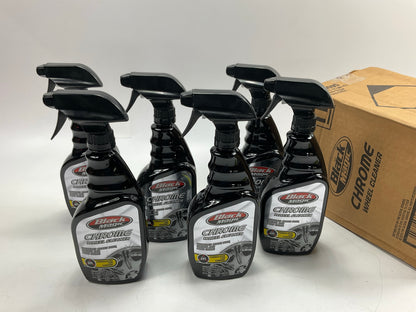 (6) Black Magic 120005 Chrome Wheel Cleaner, 23 Oz. Spray Bottle For Chrome Rims