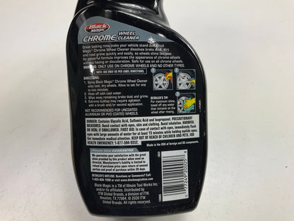 (6) Black Magic 120005 Chrome Wheel Cleaner, 23 Oz. Spray Bottle For Chrome Rims