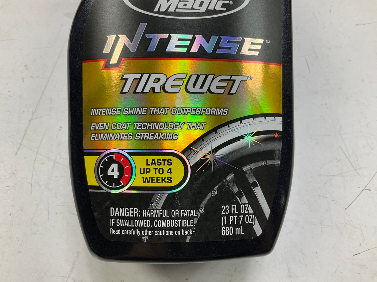 Black Magic 120080 Intense Tire Wet, 23 Oz. (Pack Of 4) Spray Bottles